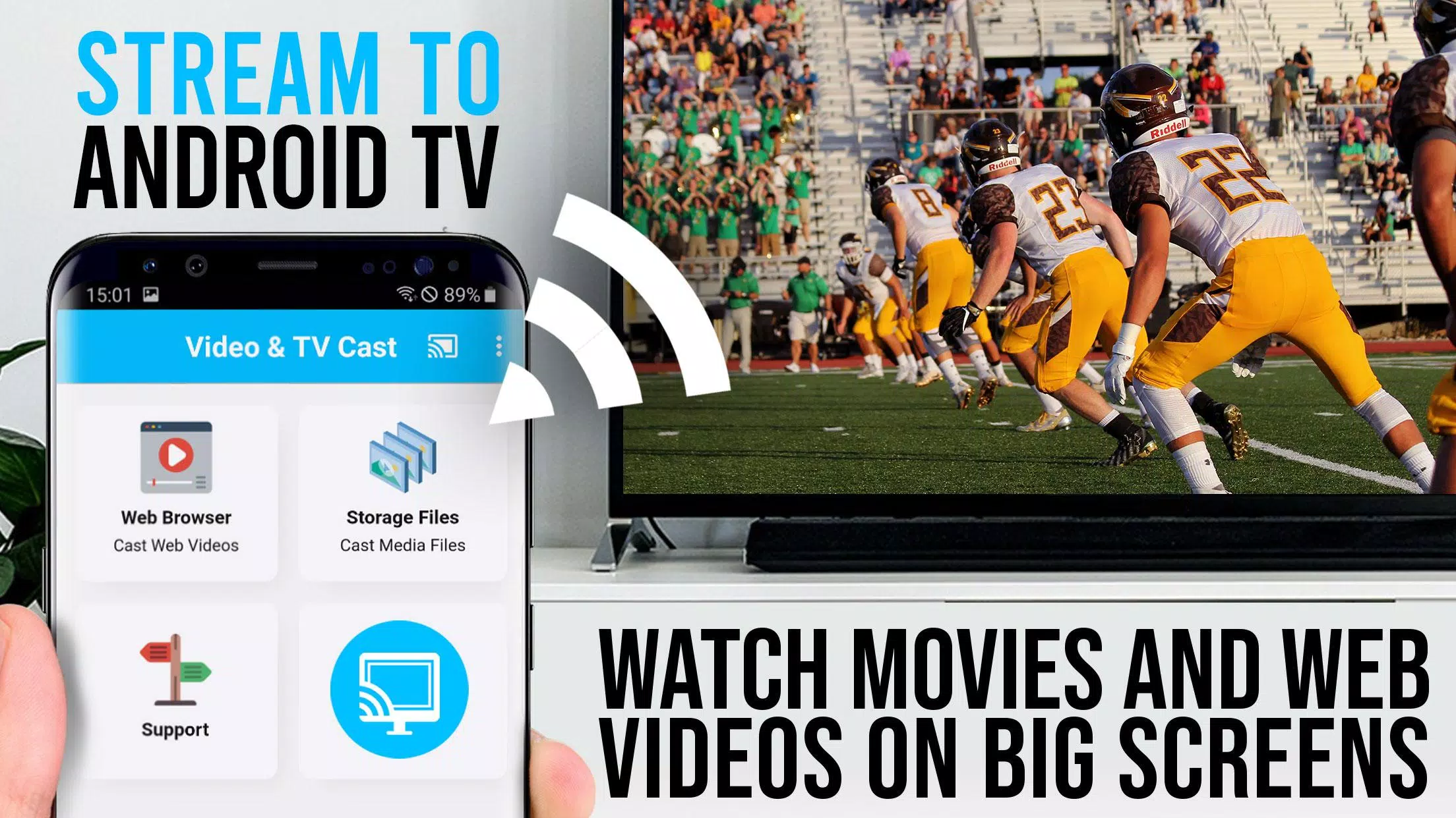 TV Cast for Android TV Ảnh chụp màn hình 2