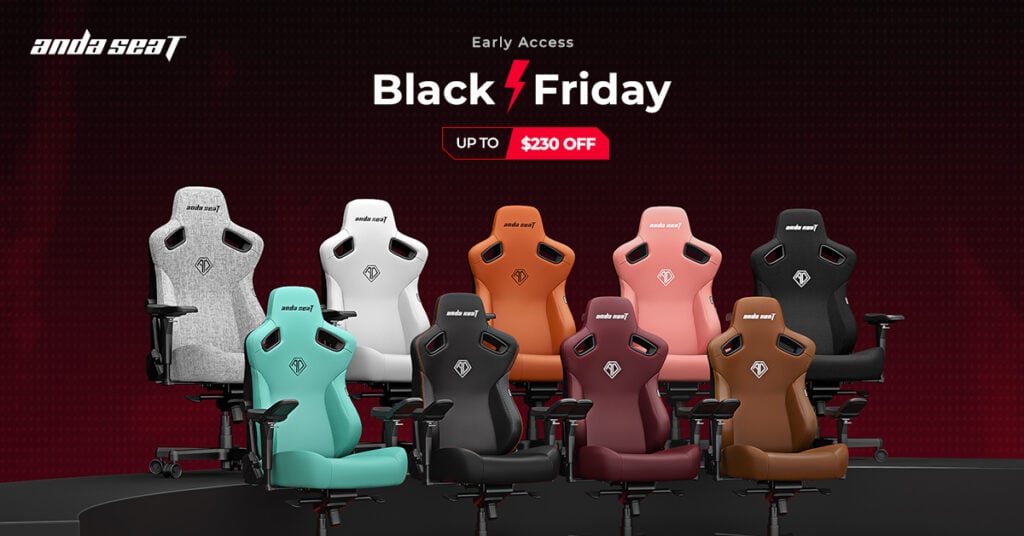 X-Airシリーズは、ブラックフライデーの前にAndaseatによって削減された予約注文