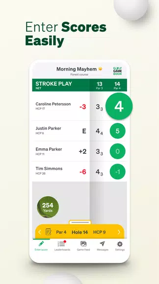 Golf GameBook Scorecard & GPS スクリーンショット 2