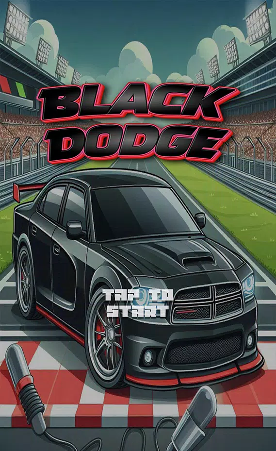 Black Dodge Car Game Ekran Görüntüsü 0