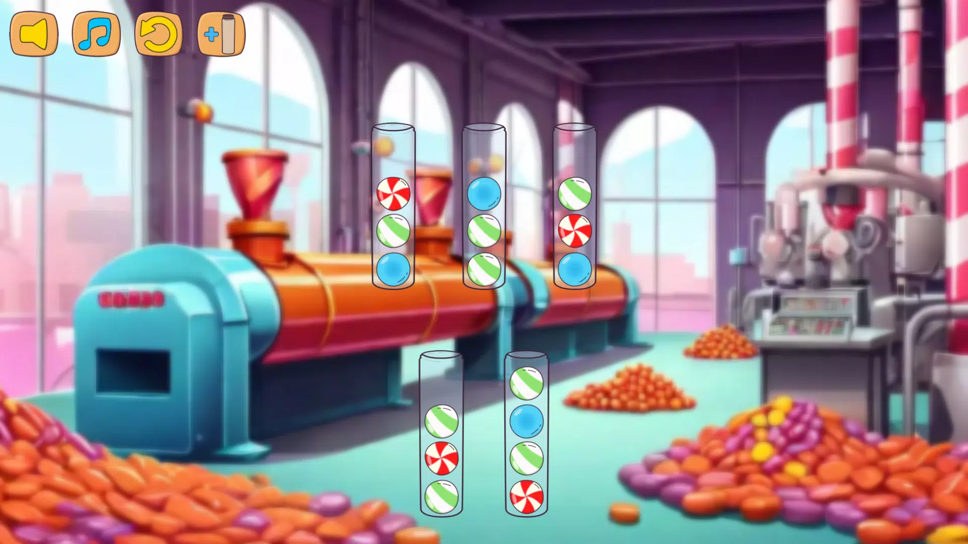 Sorting: Candy Factory Zrzut ekranu 3