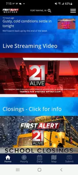 21Alive First Alert Weather Tangkapan skrin 2