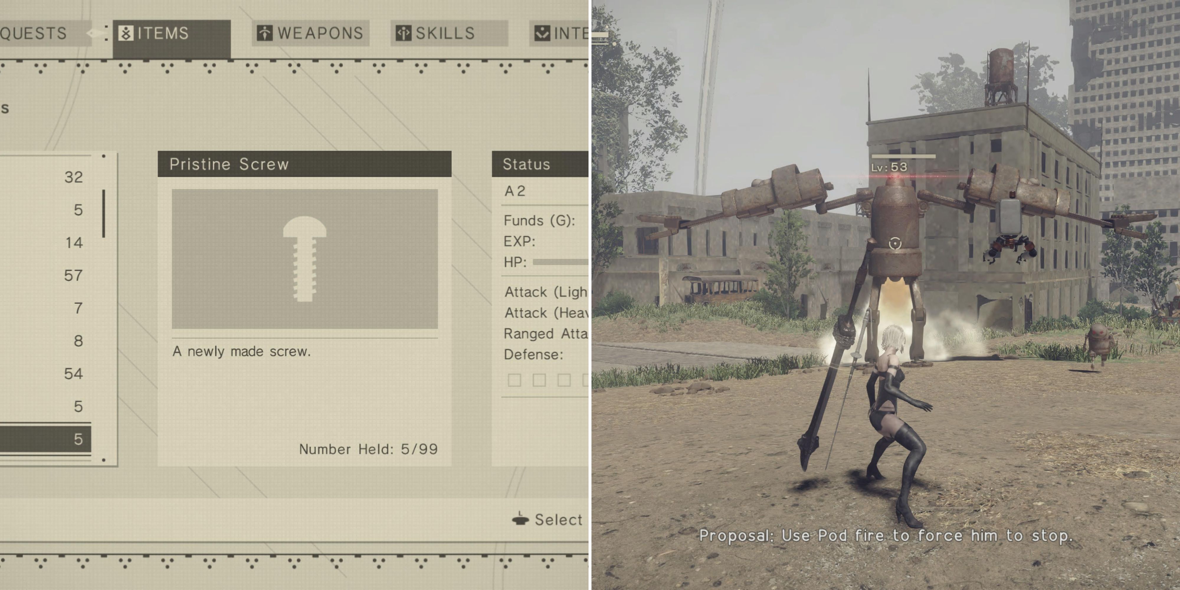 Pristine Screws Found: Uncover Hidden Gems in NieR: Automata