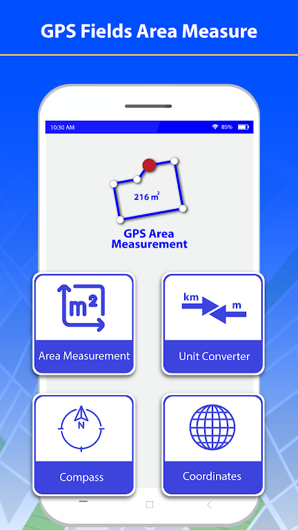 GPS Fields - Area Measure App应用截图第1张