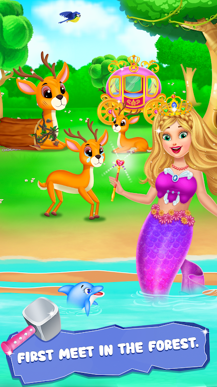 Princess life love story games Captura de tela 3