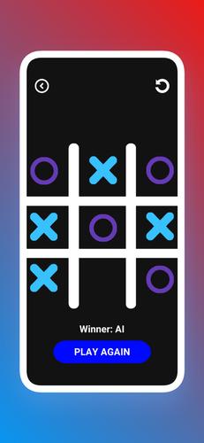 Tic Tac Toe - 2 Player Offline Captura de pantalla 1