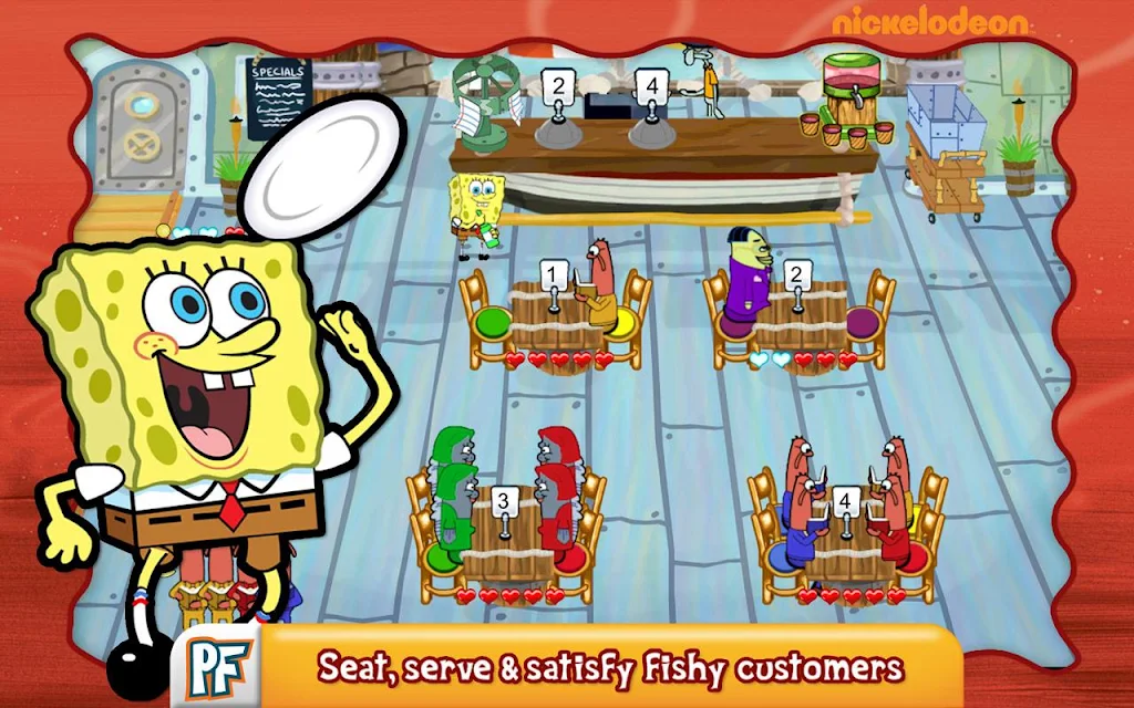 SpongeBob Diner Dash Screenshot 2