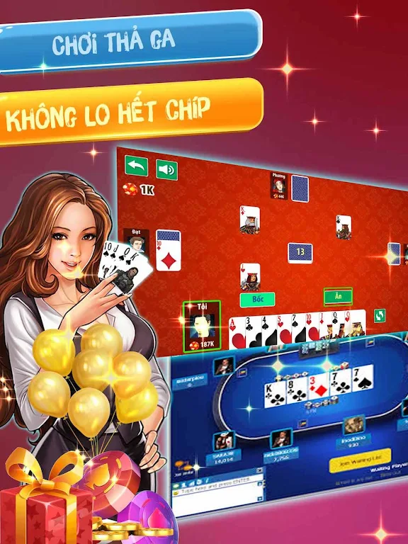 Đánh  tiến lên OFFLINE - tien len mien nam 스크린샷 2
