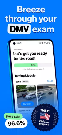 Schermata DMV Permit Practice Test Genie 0