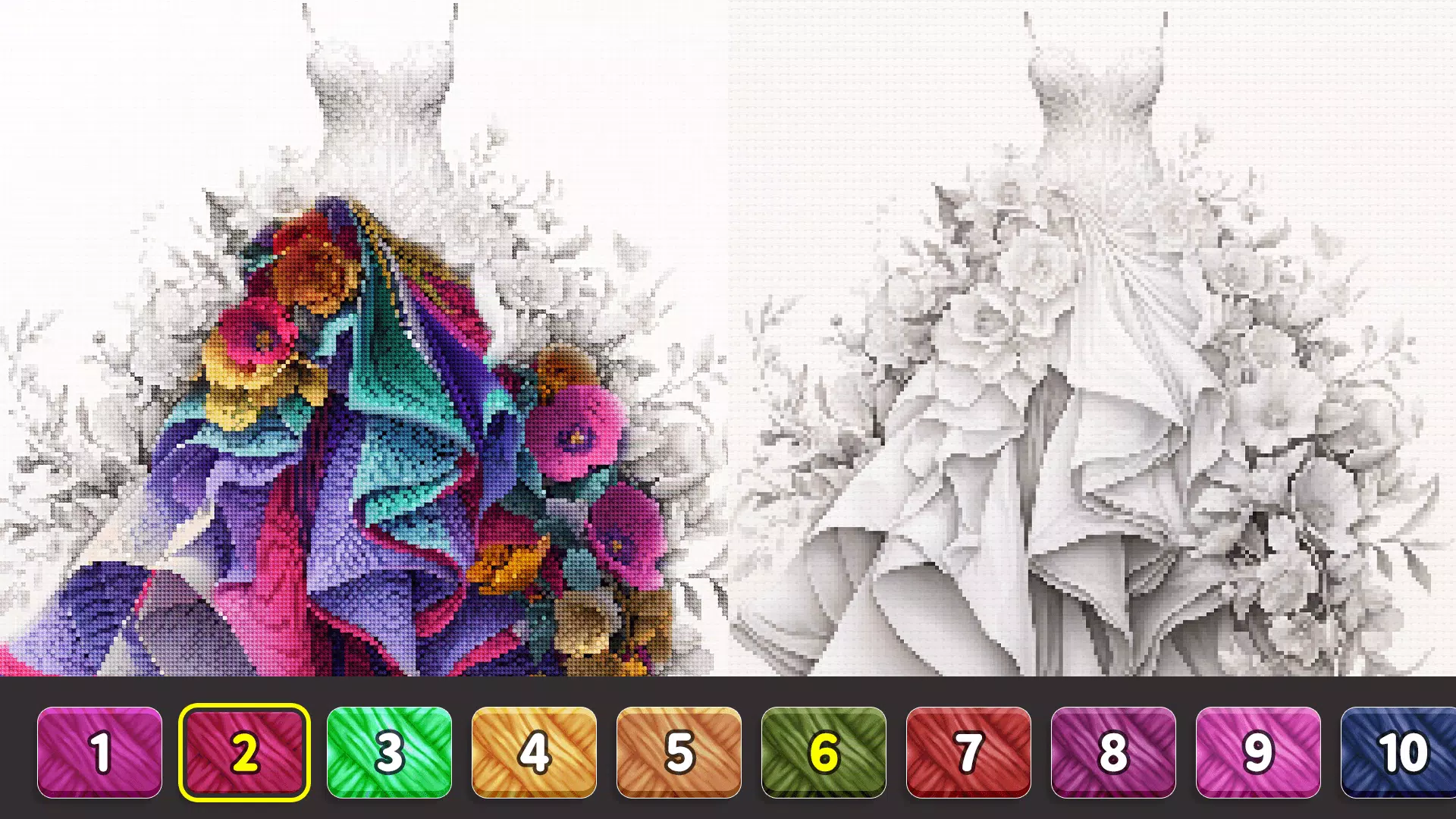 Schermata Cross Stitch: Color by Number 1