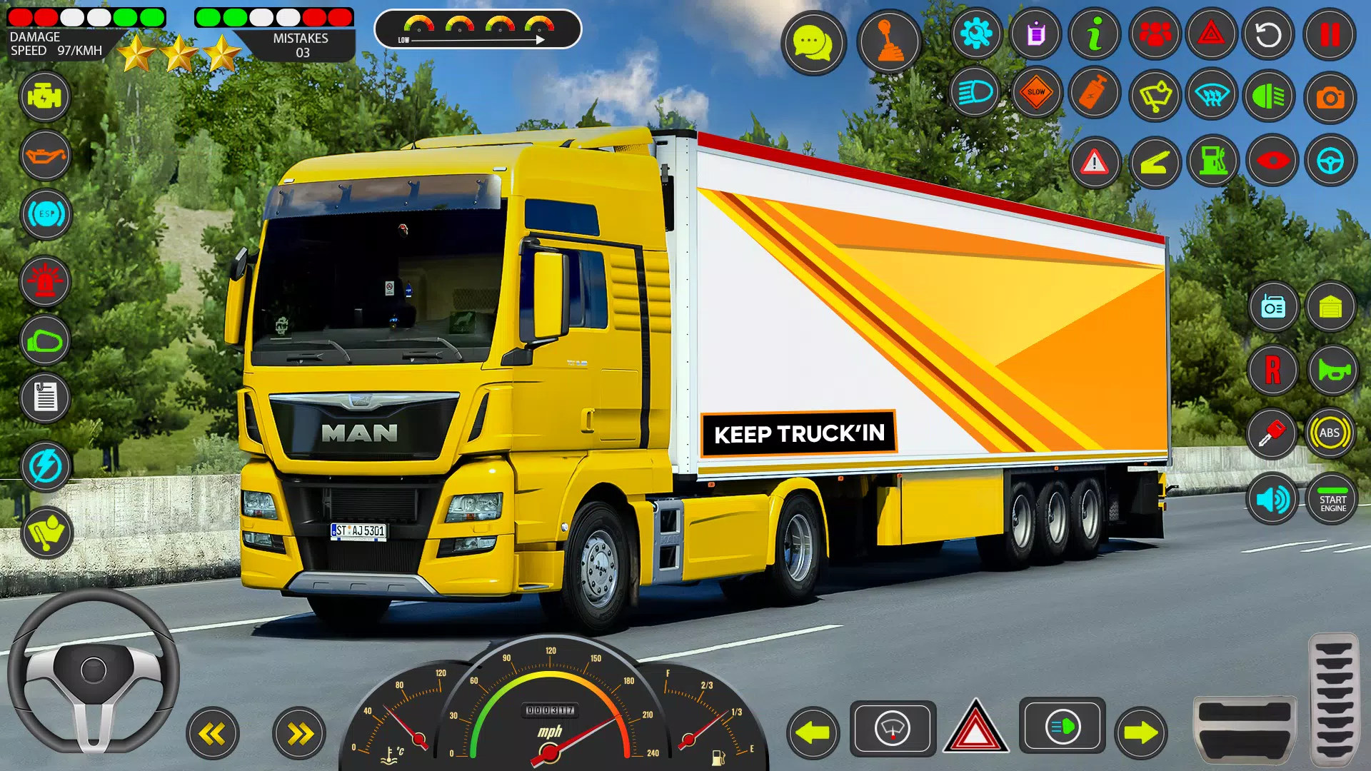 Euro Truck Games Sim 3d Ekran Görüntüsü 0