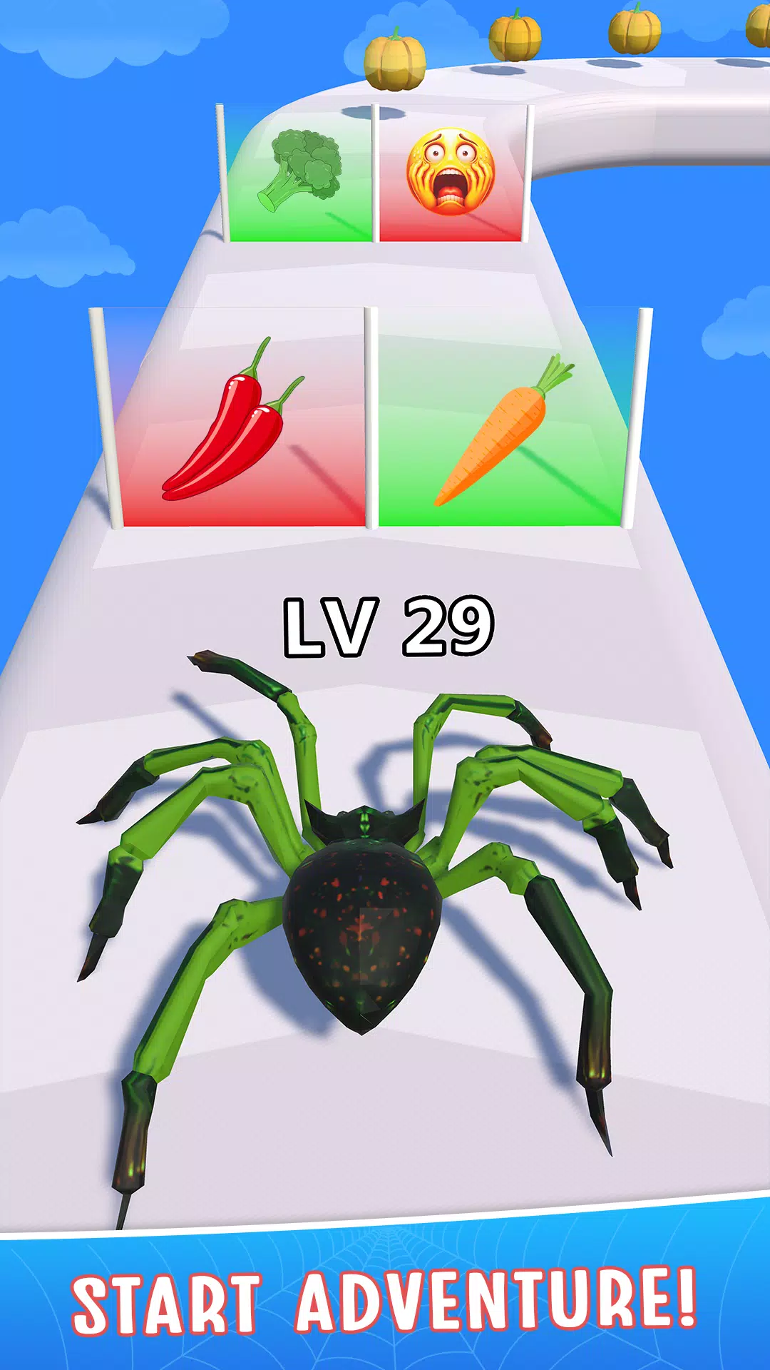 Spider Run: Spider Evolution Ảnh chụp màn hình 1