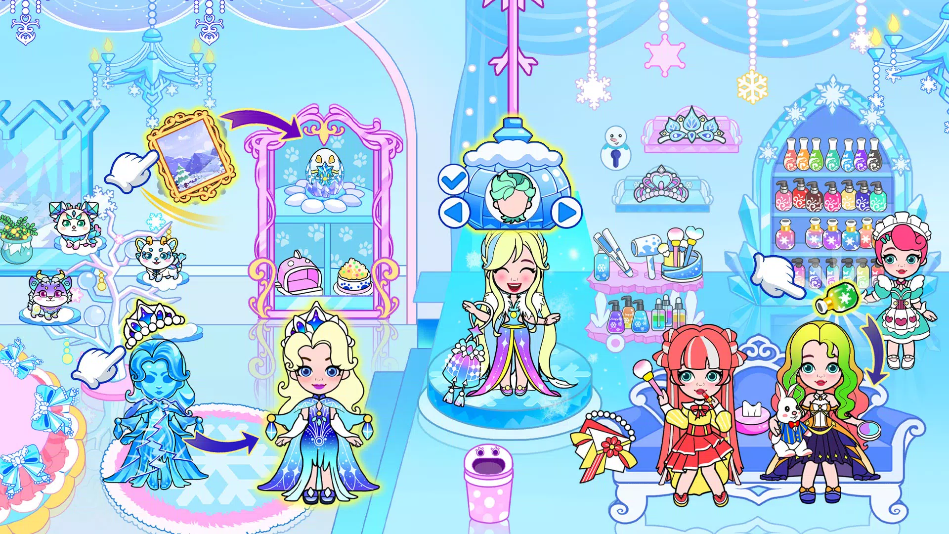 Ice Princess World Castle Life Screenshot 1