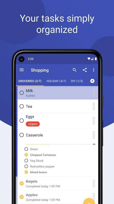 Tasks: to do list & planner Скриншот 0