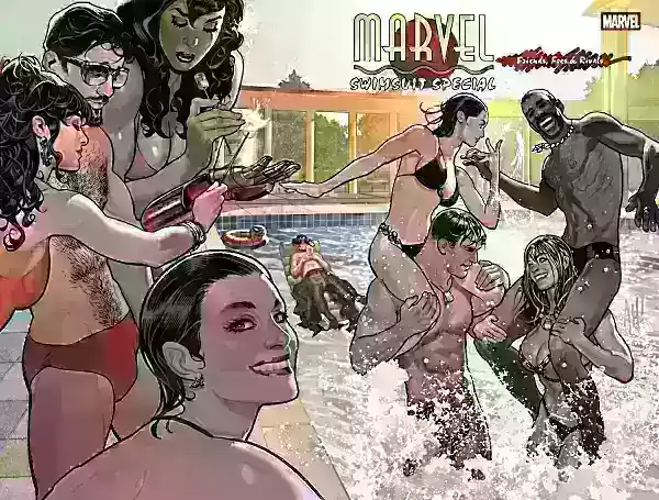 Marvel taquine Skins de maillot de bain pour ses concurrents en été comique d'été spécial