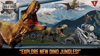 Wild Dino Hunting Jungle Games 스크린샷 1