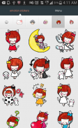 Emoji Stickers for chat Apps Tangkapan skrin 1