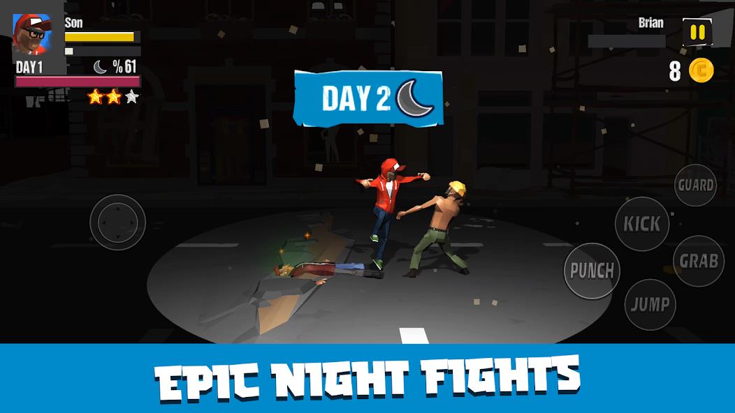 City Fighter vs Street Gang Mod Captura de tela 1