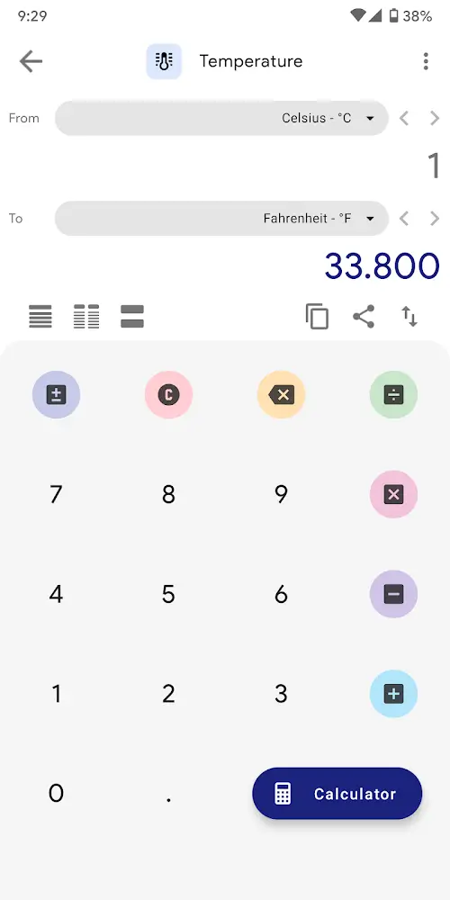 Unit Converter Pro Schermafbeelding 1