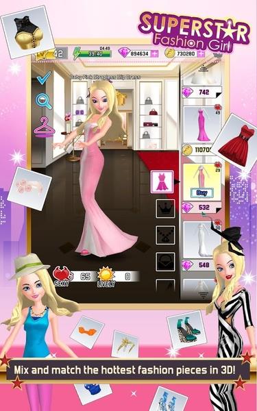 Superstar Fashion Girl Schermafbeelding 3