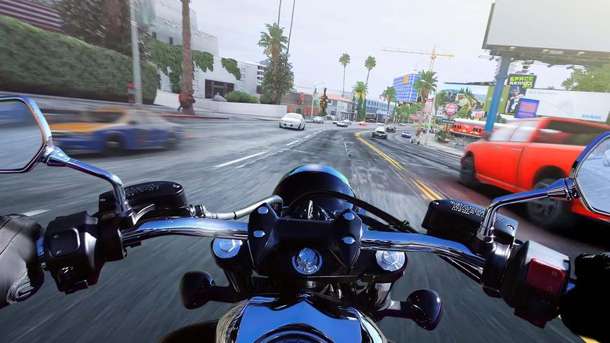 Traffic Moto Bike Rider City Captura de tela 1