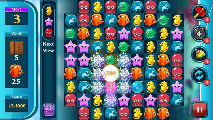 Ocean Match Puzzle ဖန်သားပြင်ဓာတ်ပုံ 2