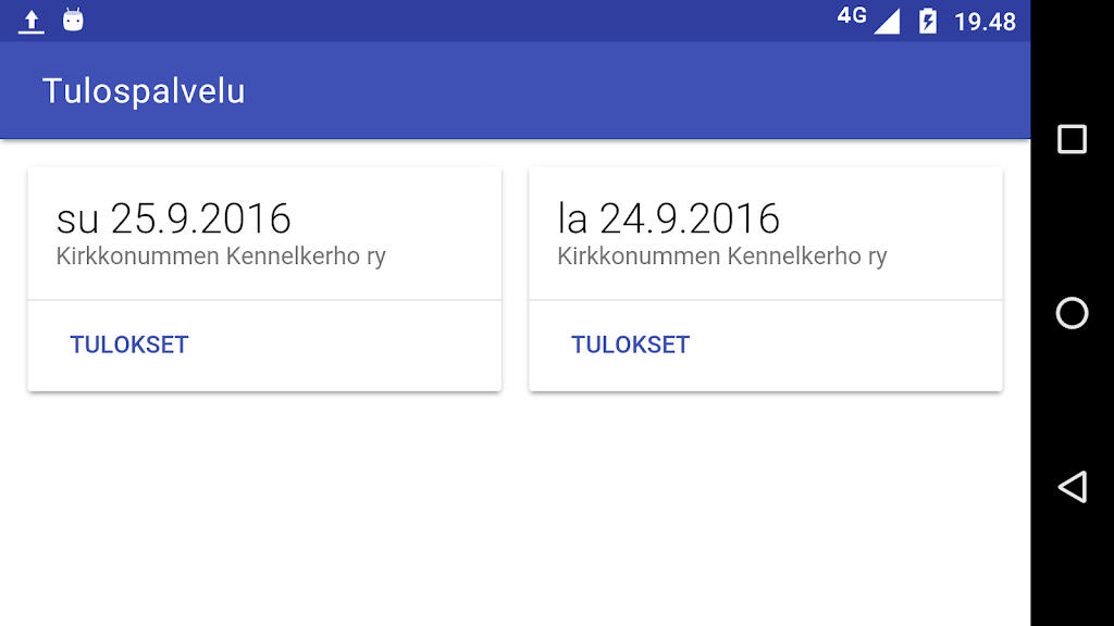 Agilitytulospalvelu Zrzut ekranu 1