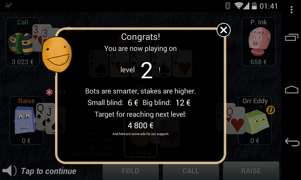 Bots Don't Bluff Offline Poker স্ক্রিনশট 2