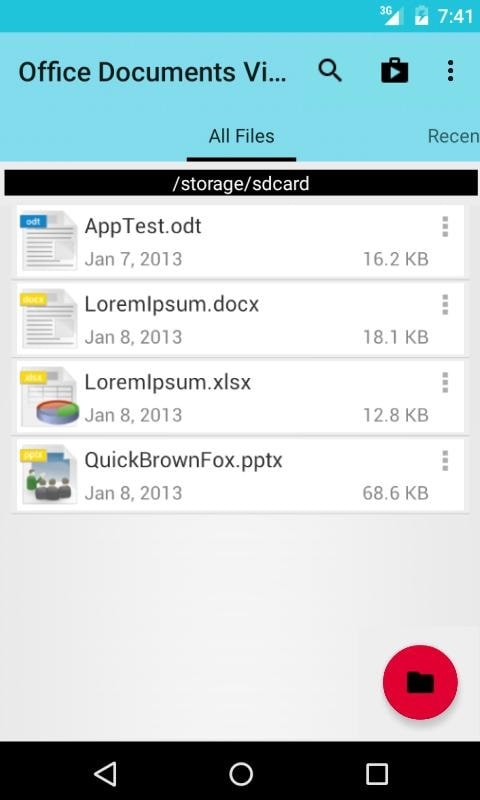 Office Documents Viewer Captura de tela 0