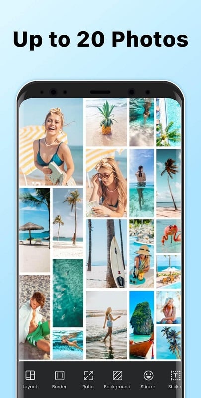 Photo Collage Maker & Grid Tangkapan skrin 2