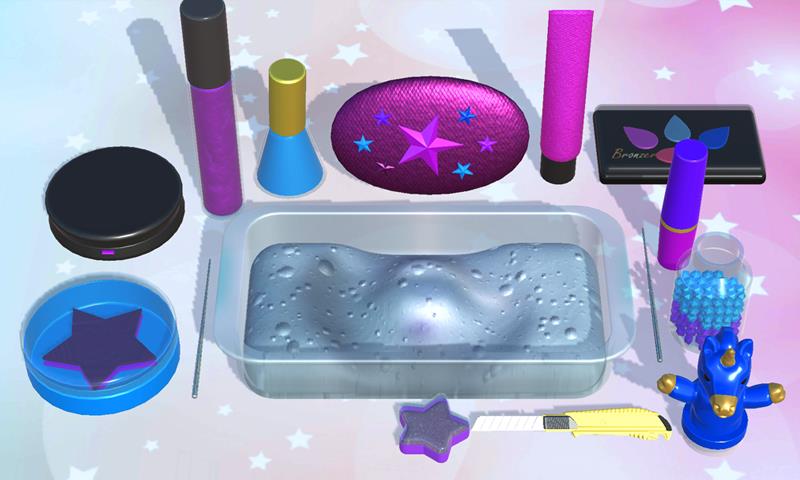 Makeup Slime Game! Relaxation Schermafbeelding 3