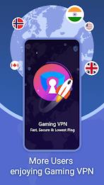 Gaming VPN | Cleaner & Booster Captura de pantalla 0