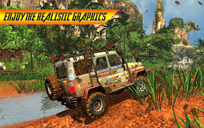 Offroad Jeep Driving Simulator Tangkapan skrin 0