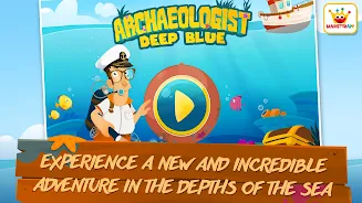 Archaeologist Deep Blue - Kids 스크린샷 3