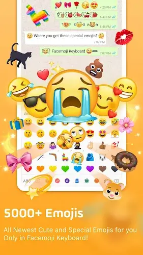 Facemoji:Emoji Keyboard&ASK AI ภาพหน้าจอ 1