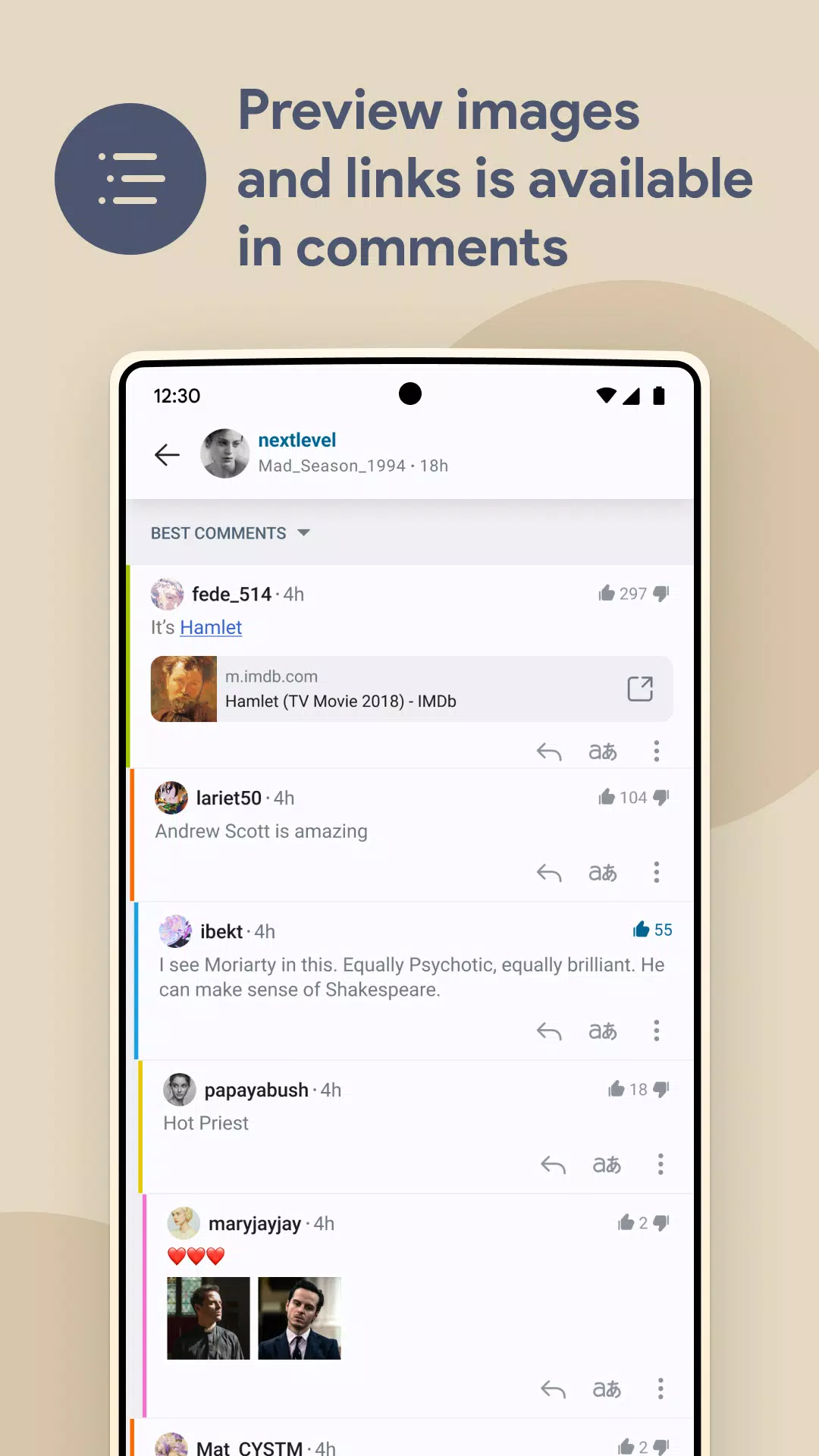 FatBird For Reddit Скриншот 1