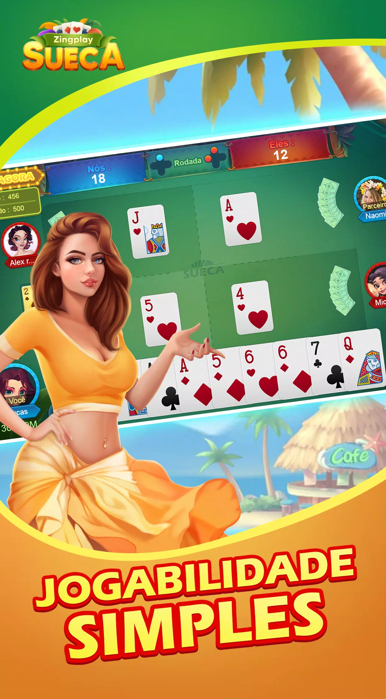 Sueca ZingPlay - Jogo de carta Screenshot 2