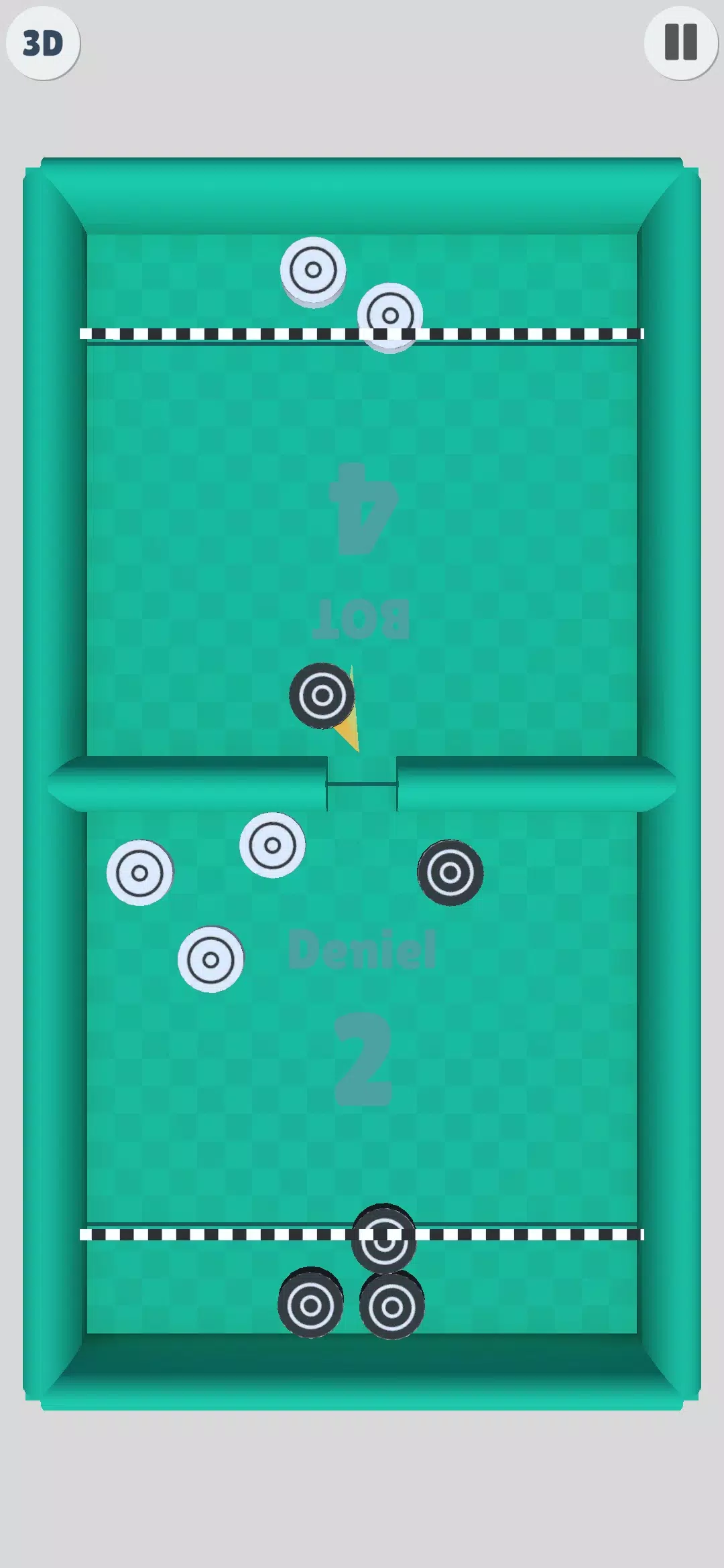 Puck Battle 2 Player Game 스크린샷 1
