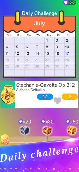 Rhythm Tiles 3:PvP Piano Games Captura de pantalla 3