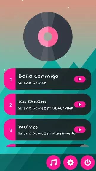 Selena Gomez Piano Tiles Game Zrzut ekranu 0