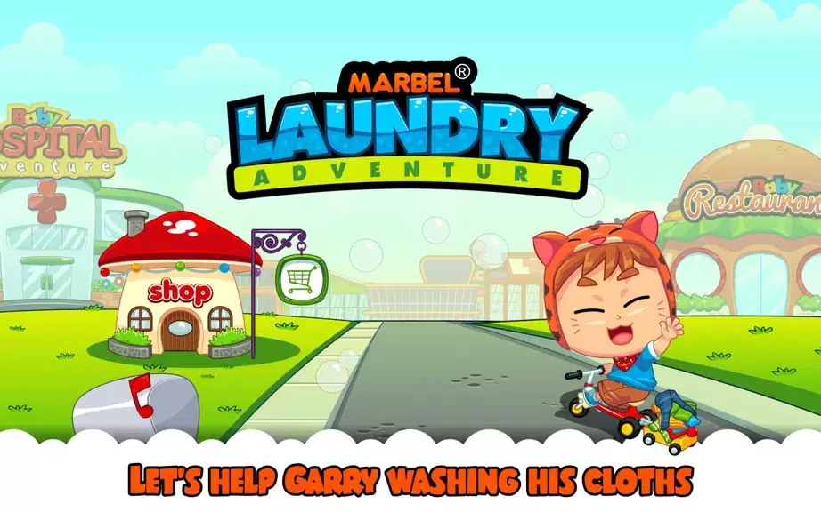 Marbel Laundry - Kids Game Ekran Görüntüsü 0