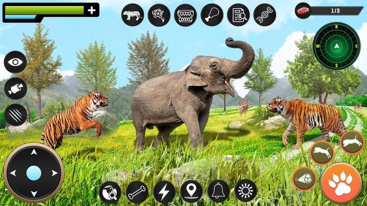 Tiger Simulator Animal Game 3D 스크린샷 1