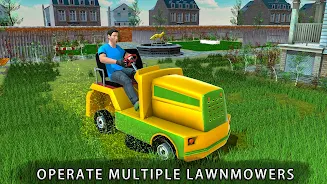 Mowing Simulator Grass Cutting স্ক্রিনশট 1