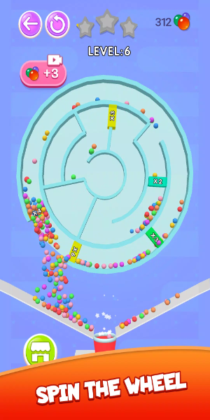 Maze Ball Mania Puzzle Game Schermafbeelding 2