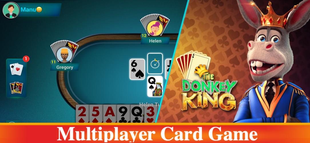 Schermata Donkey King: Donkey card game 0