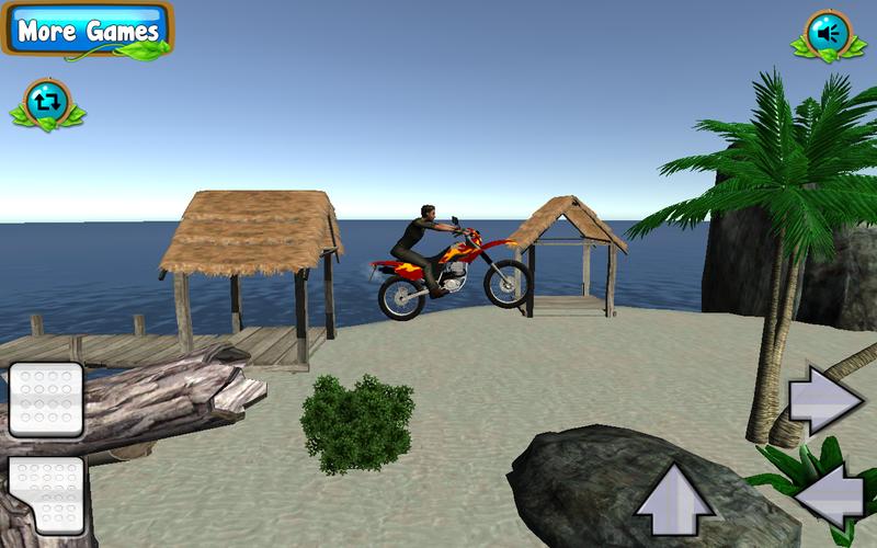 Bike Tricks: Hawaii Trails Screenshot 0