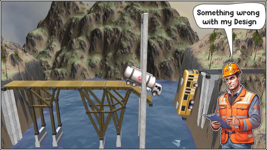 Master Bridge Constructor Captura de pantalla 1