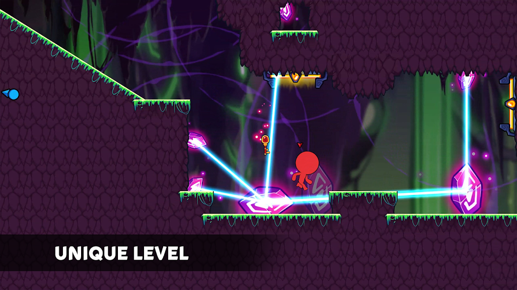 Stick World: Red Blue Journey Mod Ekran Görüntüsü 2