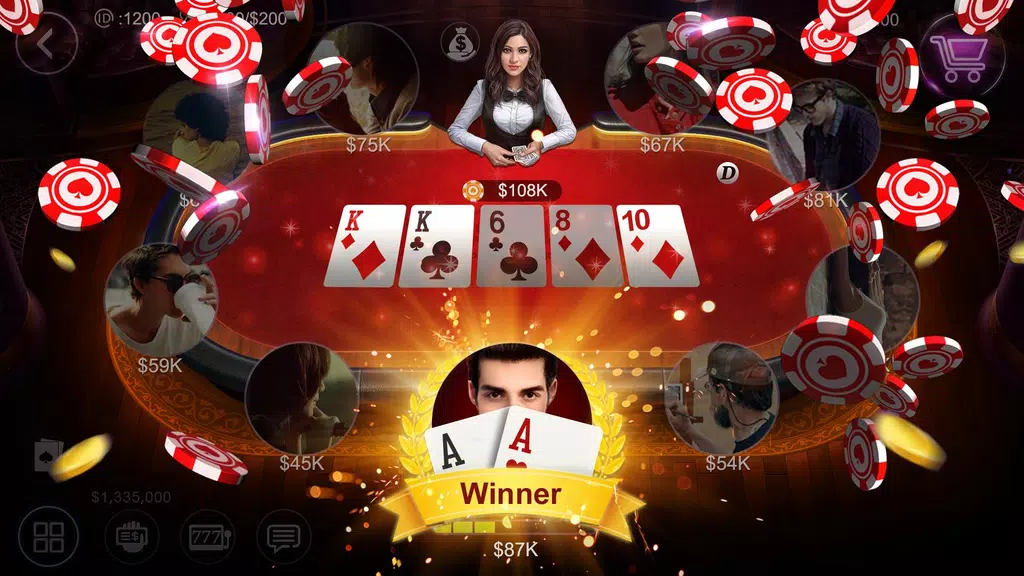 ไพ่เท็กซัสฉบับมือโปรไทย HD – Artrix Poker应用截图第0张