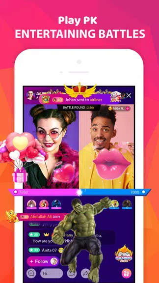 Hive - Live Stream Video Chat स्क्रीनशॉट 2